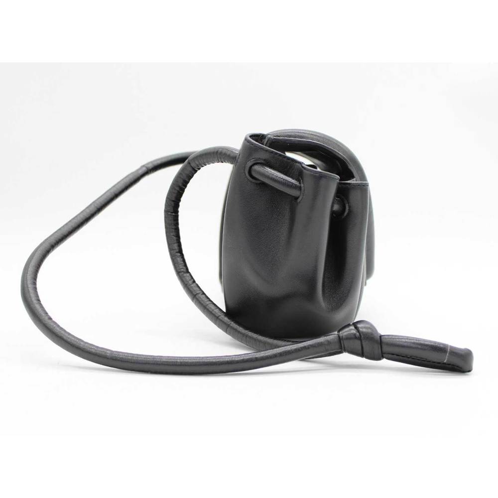 Bottega Veneta Small Bag Leather Beak Black Shoulder